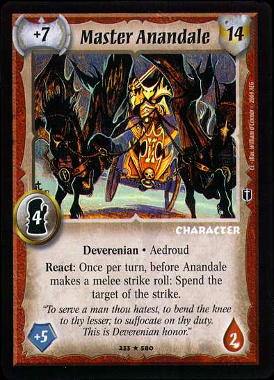Master Anandale - Foil